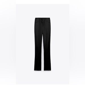 Flared Satin effect leggings